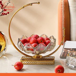 chishop ชามผลไม้แก้ว พร้อมโครง สไตล์นอร์ดิก หรูหรา สําหรับตก…