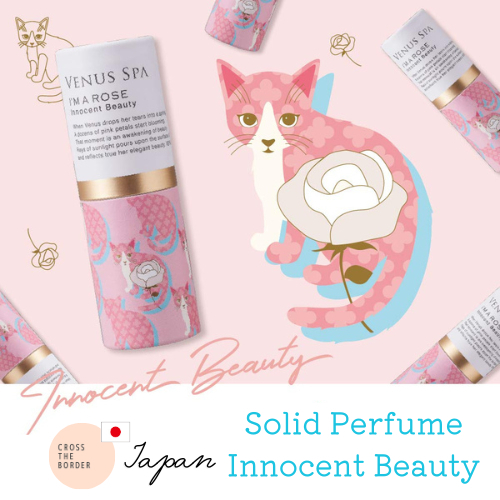 VENUS SPA I'M A ROSE Solid Perfume Stick 5g Innocent Beauty【ตรงจากญี่ปุ่น】