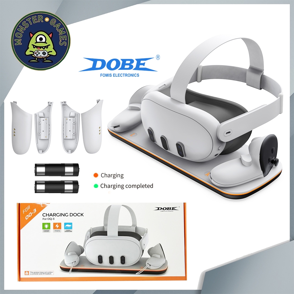 Dobe Charging Dock for Meta Quest 3 (Dobe Charging Meta Quest 3)(แท่นชาร์จ Meta Quest 3)(TY-3827)