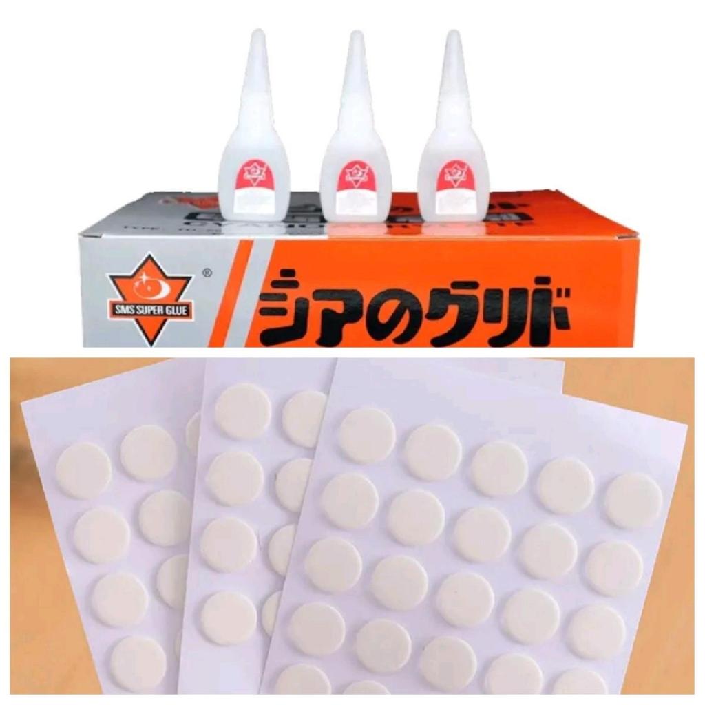 กาวร้อน(ขนาด 20ml) , กาวสองหน้าใส  (ชุด 2 แผ่น) อุปกรณ์ตกแต่ง งาน DIY  งานฝีมืออื่นๆ
