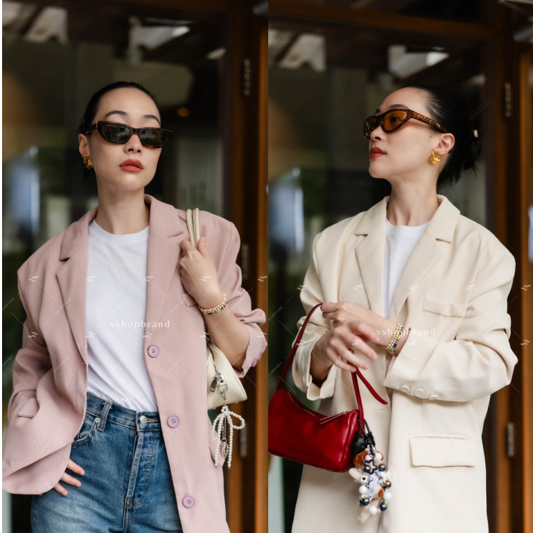 พร้อมส่ง Blazer สูททรงเกาหลี งานป้าย vshopbrand