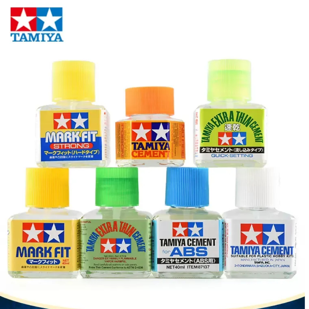 กาวทามิย่า กาวต่อโมเดลทามิย่า TAMIYA CEMENTขนาด 40 ml กาวเชื่อมพลาสติกโมเดล