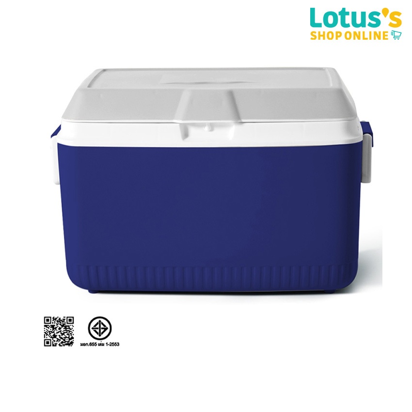 เอเวอเรสต์ กระติกน้ำแข็ง เหลี่ยม 32 ลิตร สีน้ำเงิน รุ่น 2532B EVEREST BLUE SMARTCOOLER BOX 32 L 2532