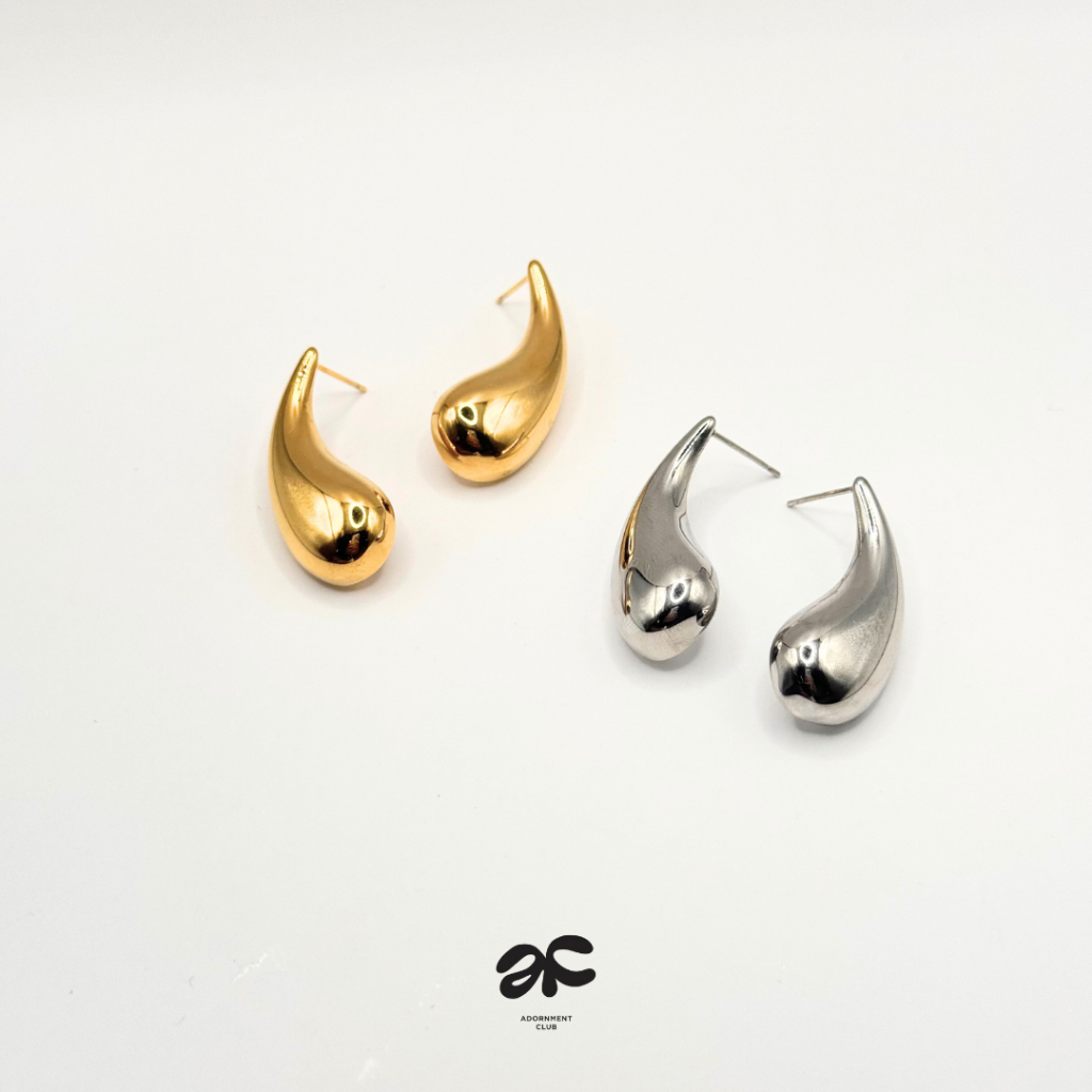Adornment Club - Jane (Gold/Silver) Earrings ต่างหู l nickel free, waterproof, long-lasting