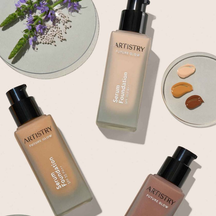 แบ่งขายรองพื้นลดเลือนริ้วรอย Artistry Future glow serum foundation