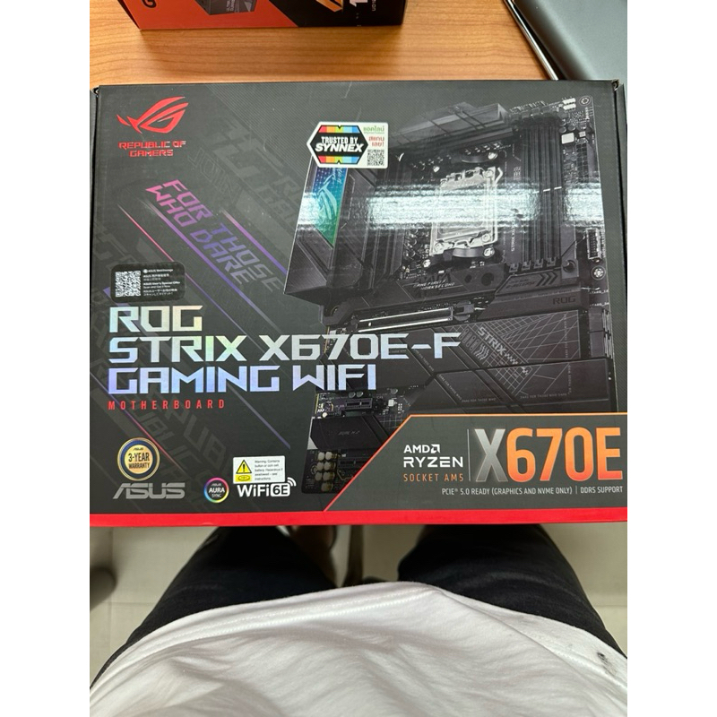 X670e-f rog strix มือสอง ประกันศูนย์ไทยเหลือเยอะ 8/26