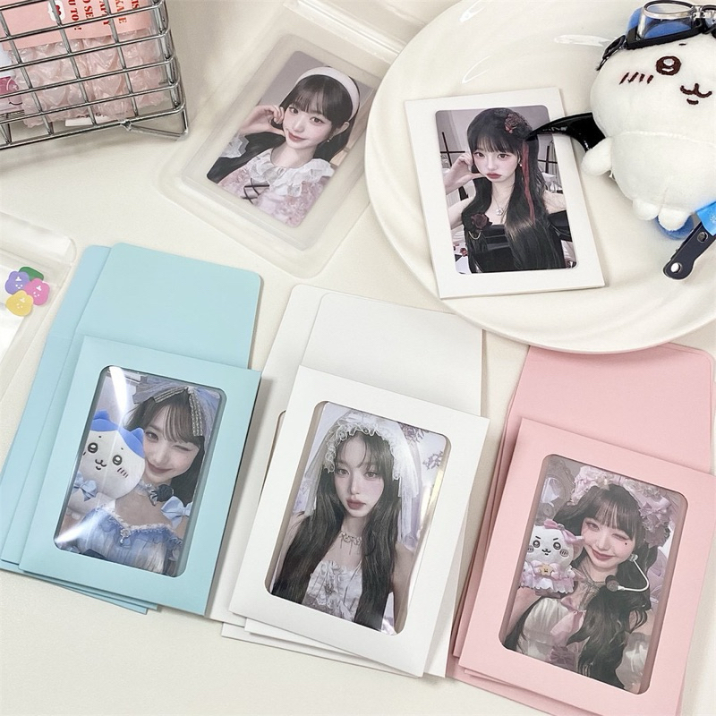 พร้อมส่ง!ซองกระดาษ สีมาการอง พาสเทล แพคการ์ด จํานวน 10 ชิ้น