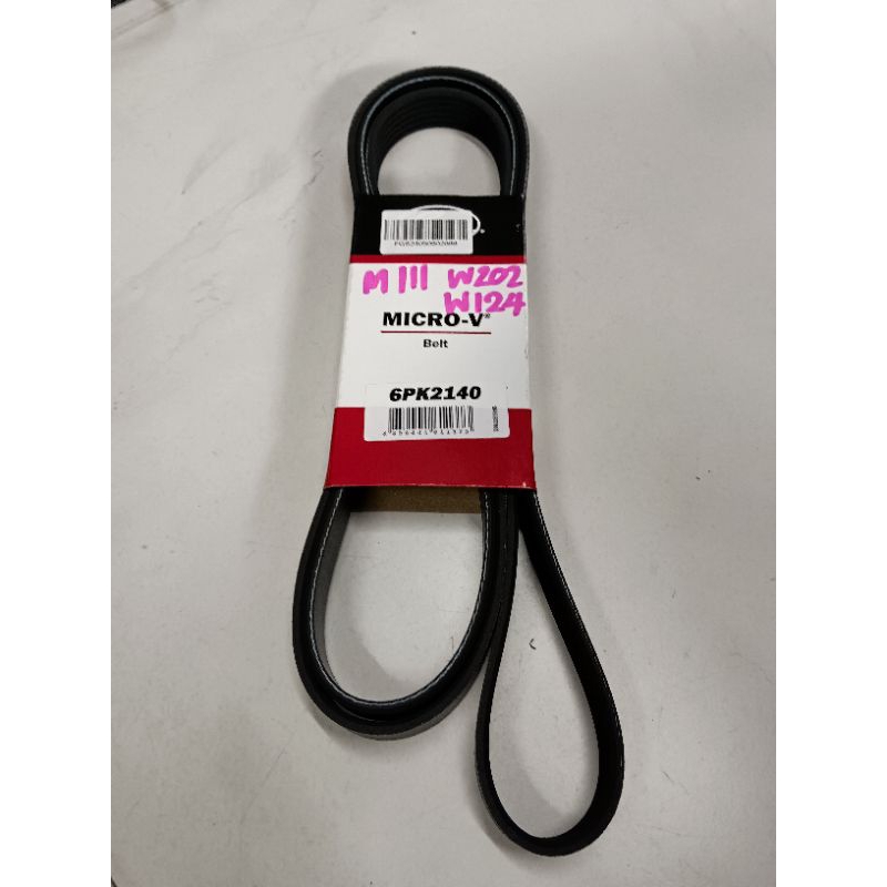 6PK2140 สายพานหน้าเครื่อง Benz W202 C180-C220 M111