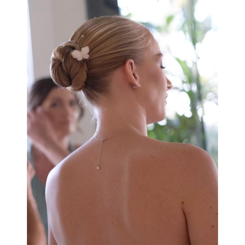 ผีเสื้อเสียบผมเจ้าสาวเซตมี2ตัว(พร้อมส่ง)