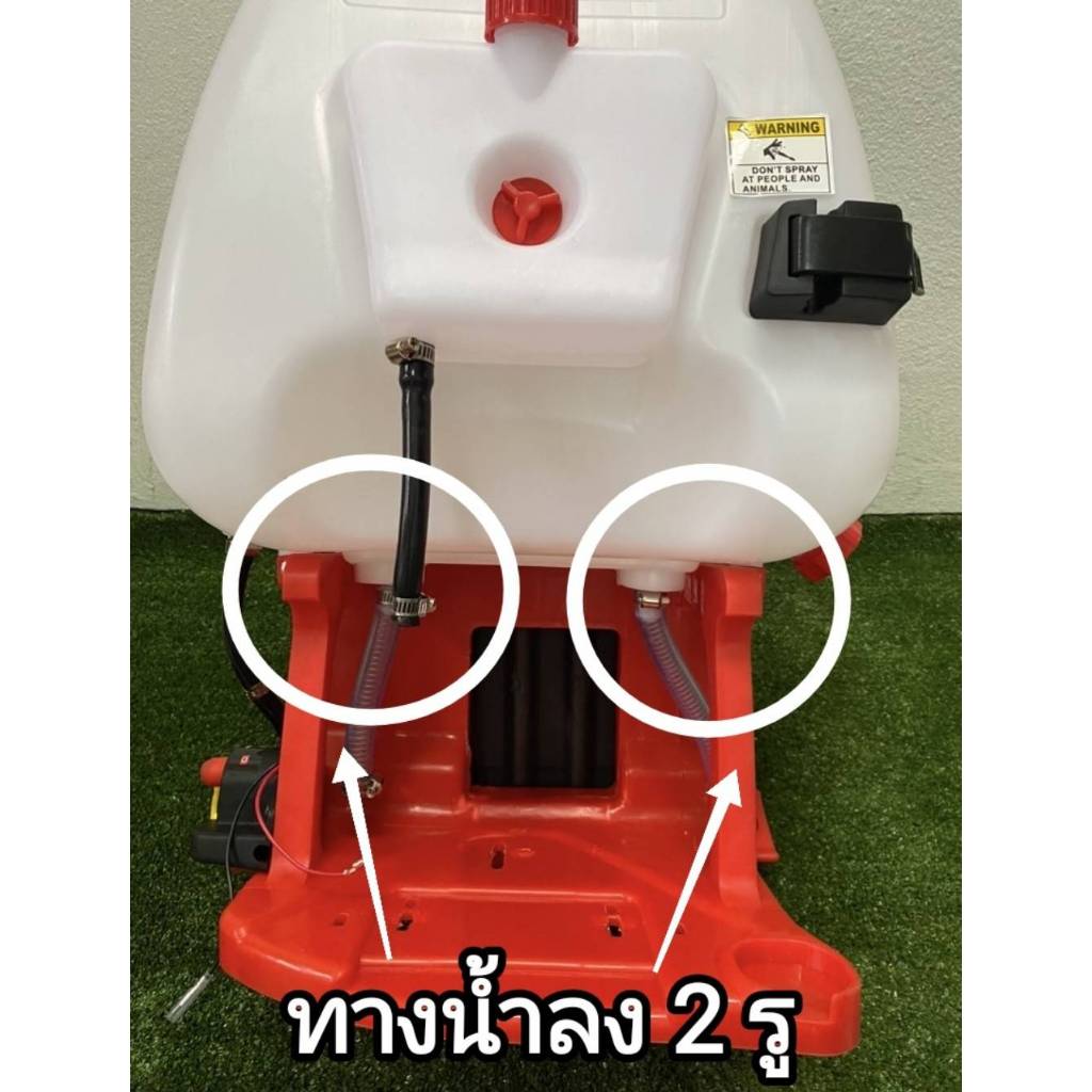 โครงเครื่องพ่นยาสะพายหลัง 767 พร้อมอุปกรณ์** ทางน้ำลง 2 รู ใช้กับเครื่องพ่นยา 808 ได้ ถังน้ำมันแบบคาร์บูลูกลอย คละสี** ราคา ถูกที่สุด ดีลบีเคเค แกลเลอรีภาพที่ 3