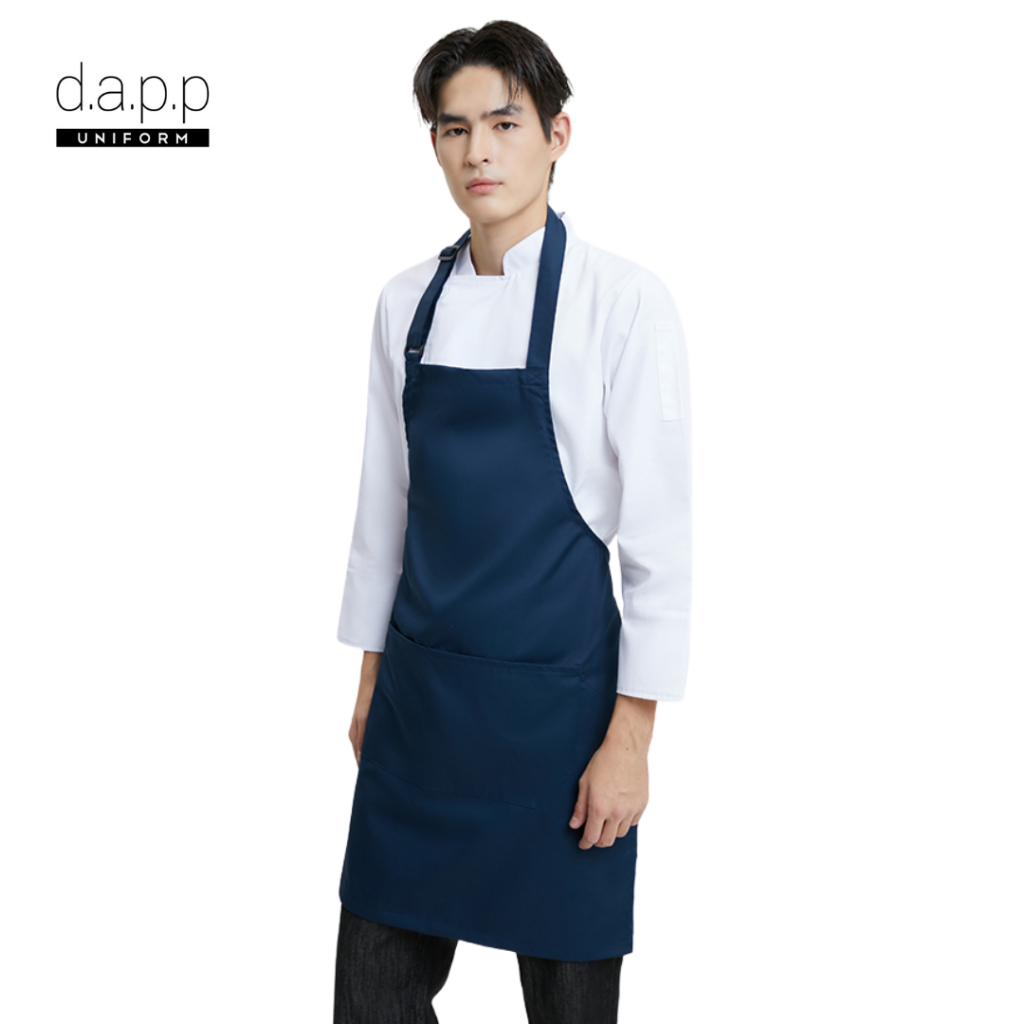 dapp Uniform ผ้ากันเปื้อน เต็มตัว Greg Adjustable Neck Strap Bib Apron ยีนส์ (APNN1019)