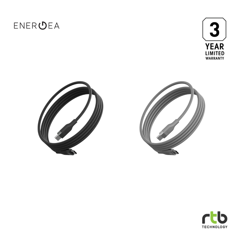 Energea Helix สายชาร์จเร็วแบบแม่เหล็ก USB-C to USB-C (5A/100W/USB2.0 480Mbps data transfer) 1.5M
