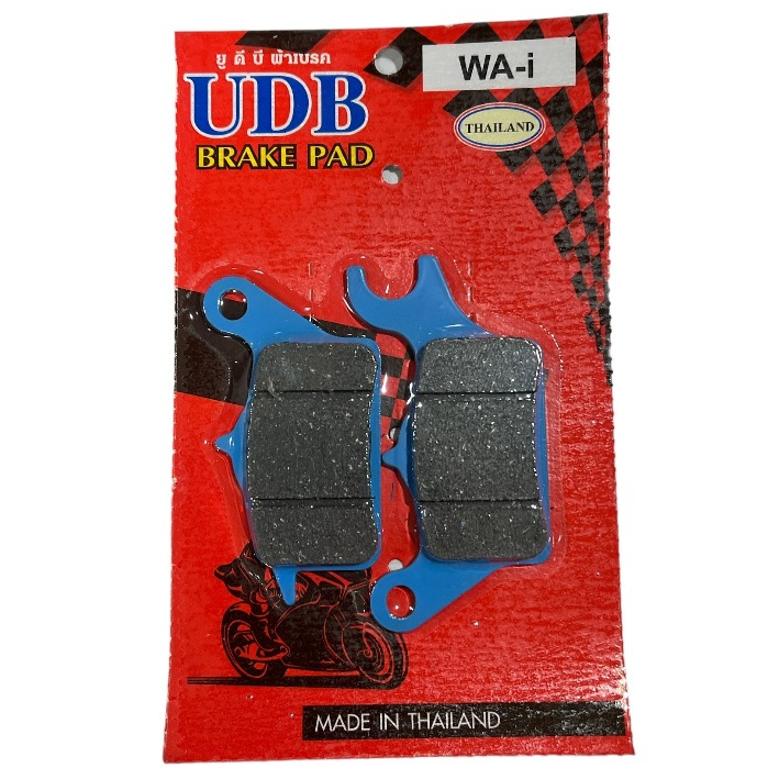 ผ้าเบรค หน้า-หลัง WAVE110-i,WAVE125-i,WAVE125,CLICK-i,SCOOPY-i,PCX,ZOOMER-X,PCX160 ยี่ห้อ UDB-AMTEXแท้ คุณภาพดี