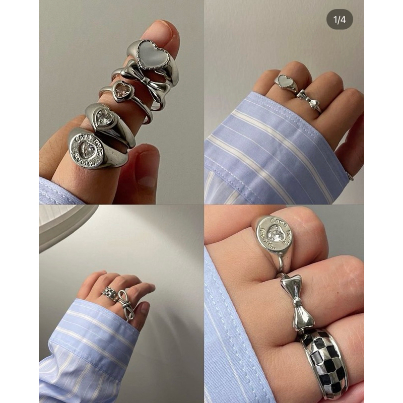 Outerouter Vandy | แหวนเงินแท้และเงินผสม