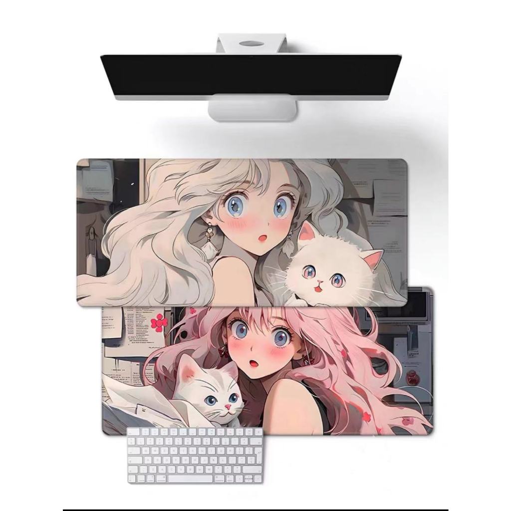 แผ่นรองเม้าส์ 300x800x3 มม. แผ่นรองเมาส์ ที่รองเมาส์ Mouse Pad แผ่นรองเม้าส์ขนาดใหญ่ เมาส์ รูปที่ 6