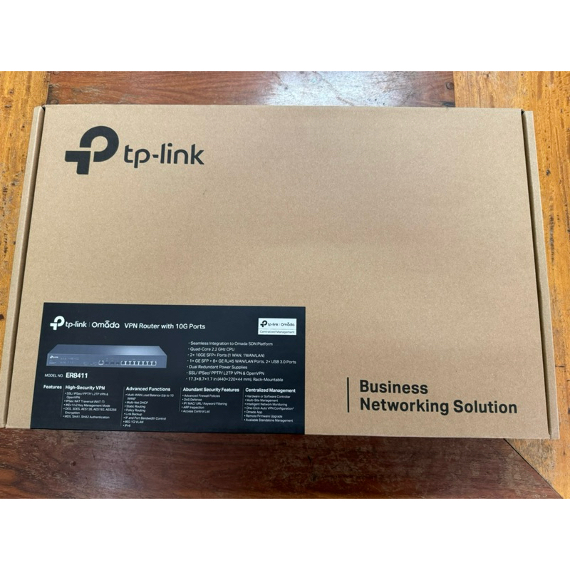 Tp-link ER8411 Omada VPN Router with 10G Ports