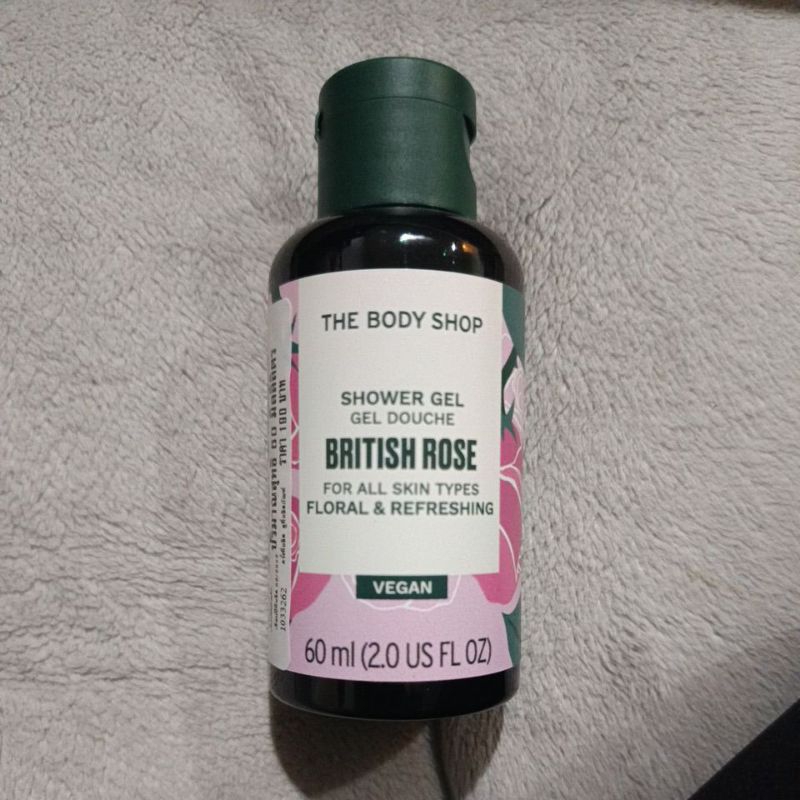 The body shop เจลอาบน้ำ British Rose ขนาด 60 ml