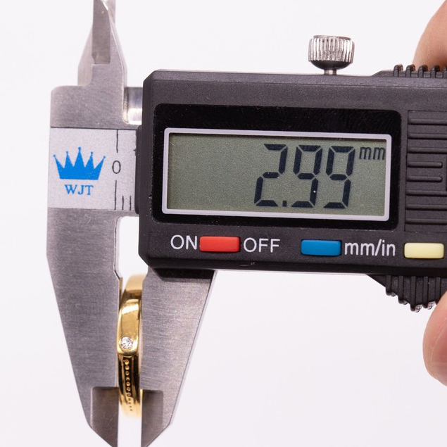 Happy jewelry แหวนทรงเข็มขัดเล็กๆ น่ารัก สไตร์มินิมอล แหวนเพชร แหวนทองเพชรแท้ ทองแท้ 37.5% ME624 - รูปที่ 4