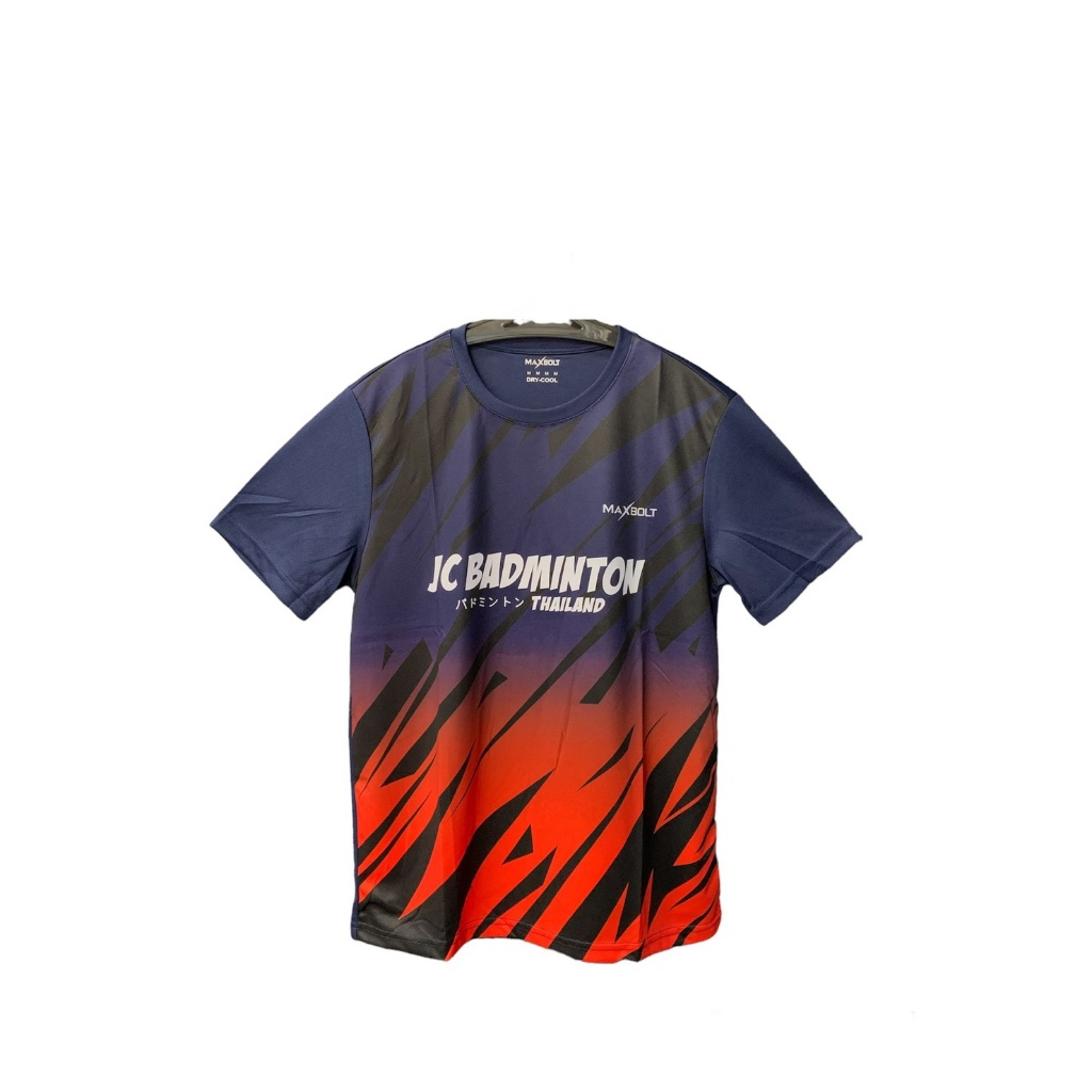 เสื้อผ้ากีฬาแบดมินตัน แบรนด์  MAXBOLT สกรีน JC BADMINTON