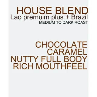 SPเมล็ดกาแฟคั่วHouse blend 500g.