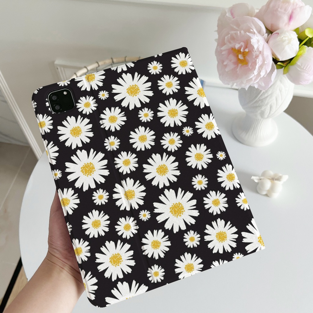 จัดส่งทันที เคสไอแพด เดซี่ Pro11 2024 Gen10 Air6 11 Gen9/8/7 Air5/4 Pro11 2022ดอกไม้ เคสipad mini7