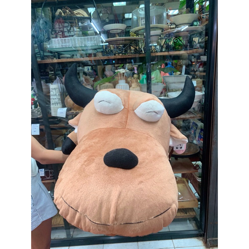 ตุ๊กตาควายตัวนิ่มกอดสบาย ขนาด95CM พร้อมส่ง