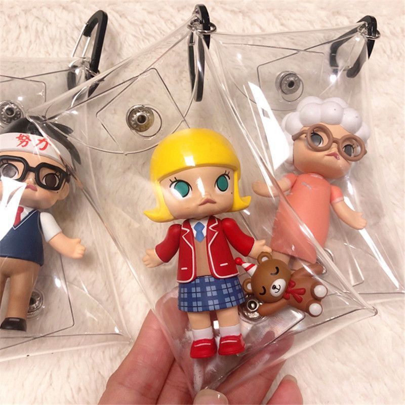 (พร้อมส่งจากไทย)ถุงใส่ลาบูบูั PVC Labubu ใส กันฝุ่น ขนาดเล็ก สําหรับห้อยตุ๊กตา Pop Mart Bear Labubu ตุ๊กตา 18ซม