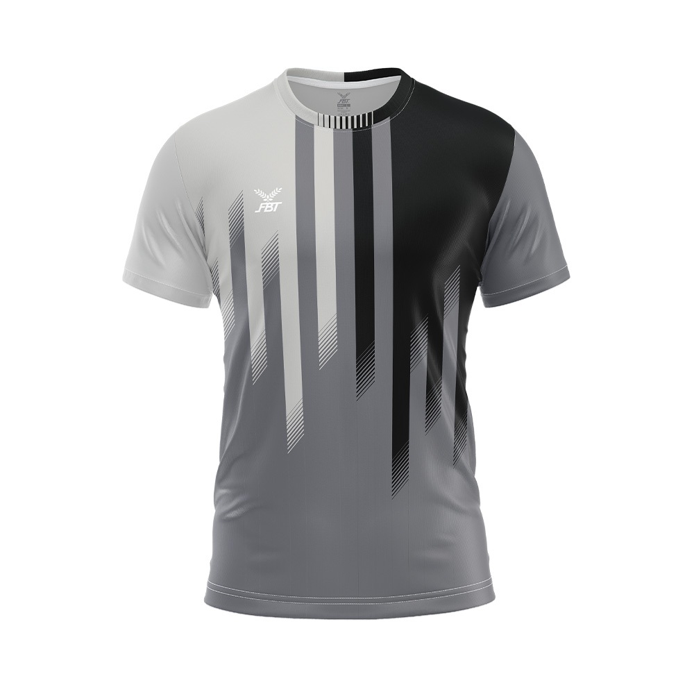 FBT เสื้อฟุตบอลพิมพ์ลาย เสื้อกีฬาคอกลม รหัส A2A236