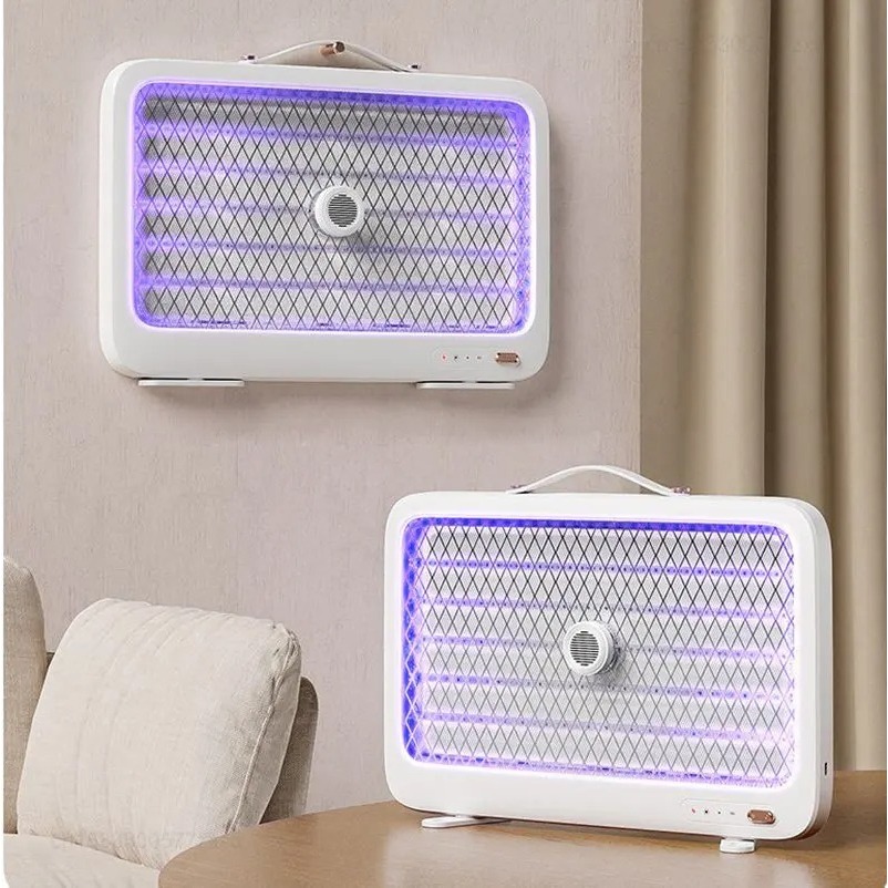 Xiaomi Qualitell เครื่องดักยุง เครื่องช็อตยุงไร้สาย ใช้ได้นาน ดักได้ทั้งยุงและแมลง แสงสีม่วง ฆ่ายุง