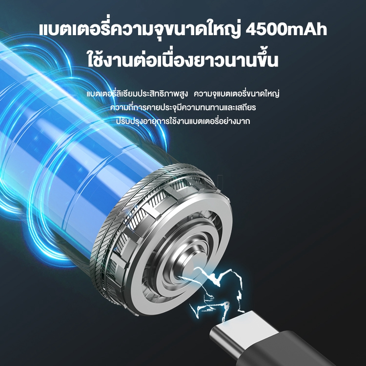 JIAPU กรรไกรไฟฟ้าแบตเตอรี่(แบตเต็ม1200mAh） กรรไกรไร้สาย เครื่องตัดแบตเตอรี่ไร้สาย เครื่องตัดผ้าพกพา (แถมหัวตัด 2 หัว) ราคา ถูกที่สุด ดีลบีเคเค แกลเลอรีภาพที่ 6