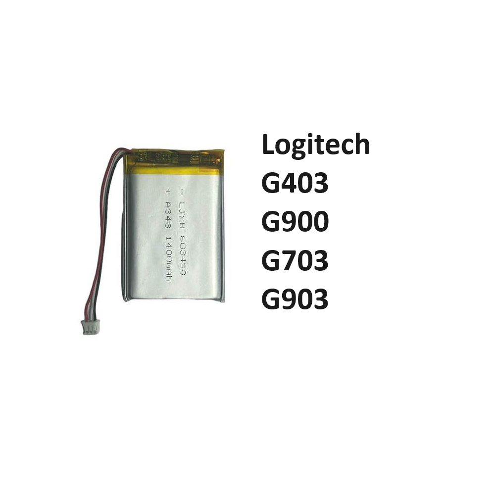 603450 ปลัีก 1.5  Logitec Wireless Mouse G403, G900,G703,G903 603450 1400MAh 533-000130