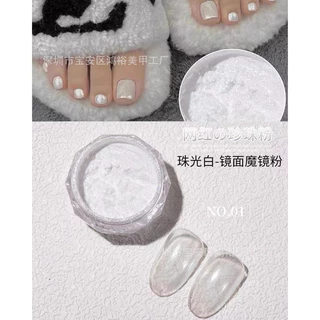 ผงขัดเงามุก ผงขัดเล็บ สีสวย เม็ดละเอียด ขัดแล้วแวววาวมาก แถมแปรงขัดผง สินค้าพร้อมส่ง