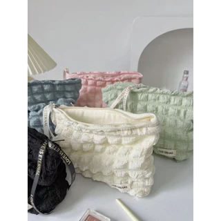 กระเป๋าเก็บเครื่องสําอาง กระเป๋าทรงก้อนเมฆ พกพา ขนาดใหญ่ จุของได้เยอะ