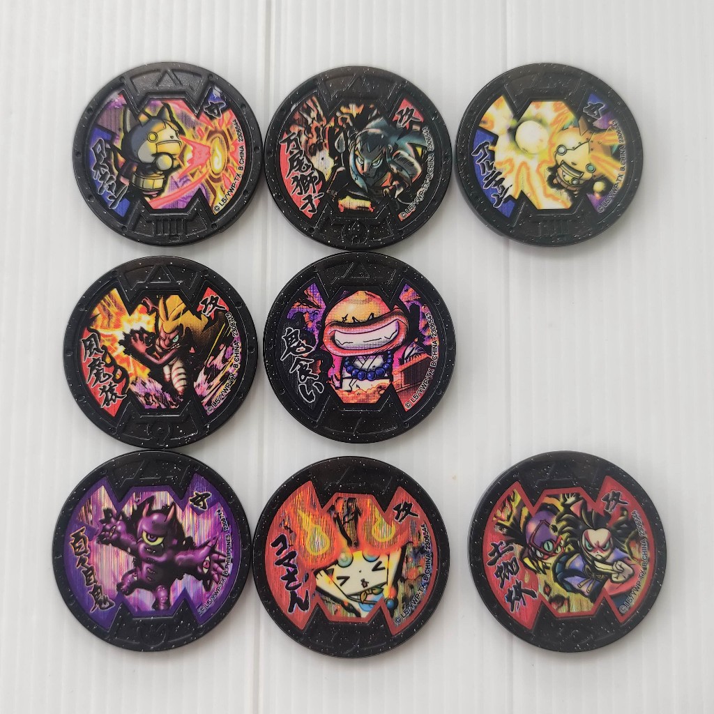 เหรียญ โยไควอช  Yo-Kai Watch  สีดำ