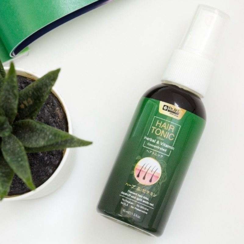 Hair Tonic Dr.Jel สเปรย์เซรั่มบำรุงผม ลดผมหลุดร่วง ผมบาง ขนาด 45 ml