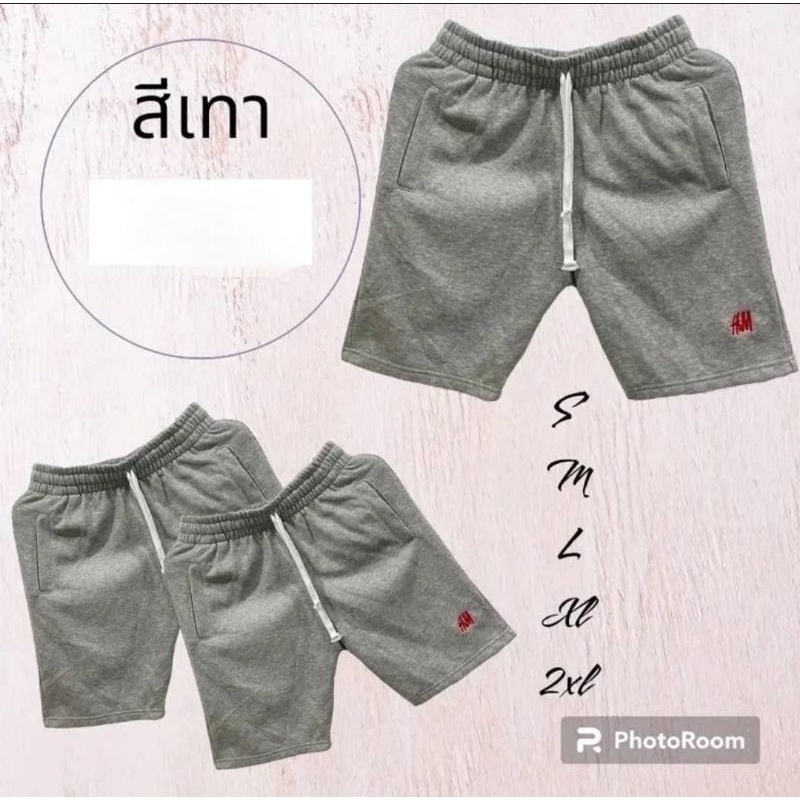 กางเกงขาสั้นลำลองลายปักHM