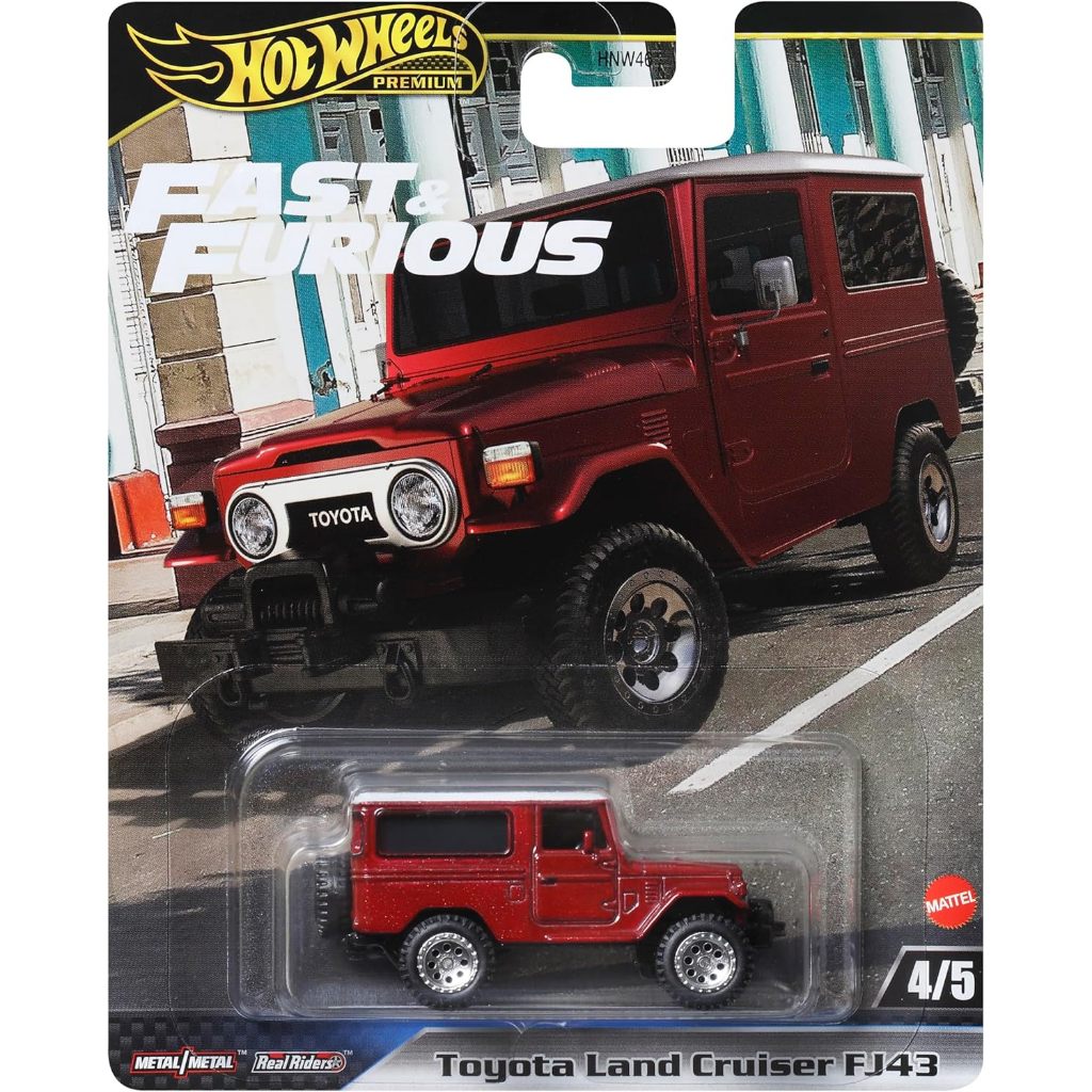 รถเหล็ก HOTWHEELS PREMIUM ของแท้ Fast and Furious - Toyota Land Cruiser FJ43 (HWP2024_#HRT96)