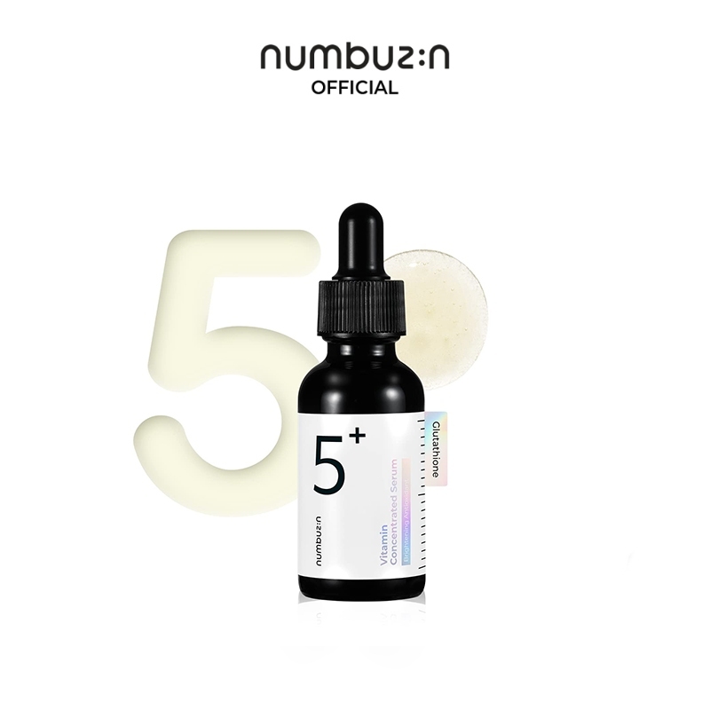 ของแท้ % Numbuzin No.5 Vitamin Concentrated Serum 30ml.No.5 เซรั่มวิตามินเข้มข้น 30 มล.