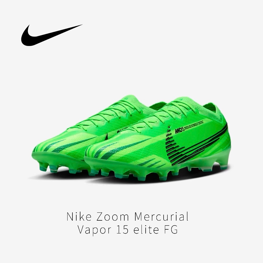 Nike Zoom MERCURIAL VAPOR 15 ELITE FG คลีทฟุตบอล และกระดุม