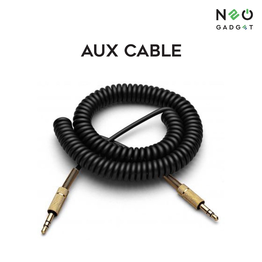 [ส่งฟรีทั่วประเทศ] สาย AUX 3.5 mm. cable สายสัญญาณเชื่อมต่อ อุปกรณ์สัญญาณเสียง ความยาว 1 เมตร