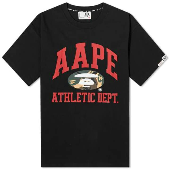 [ ของแท้ ] เสื้อ Aape by a bathing ape / Logo - print Cotton T-shirt ของใหม่ พร้อมส่ง