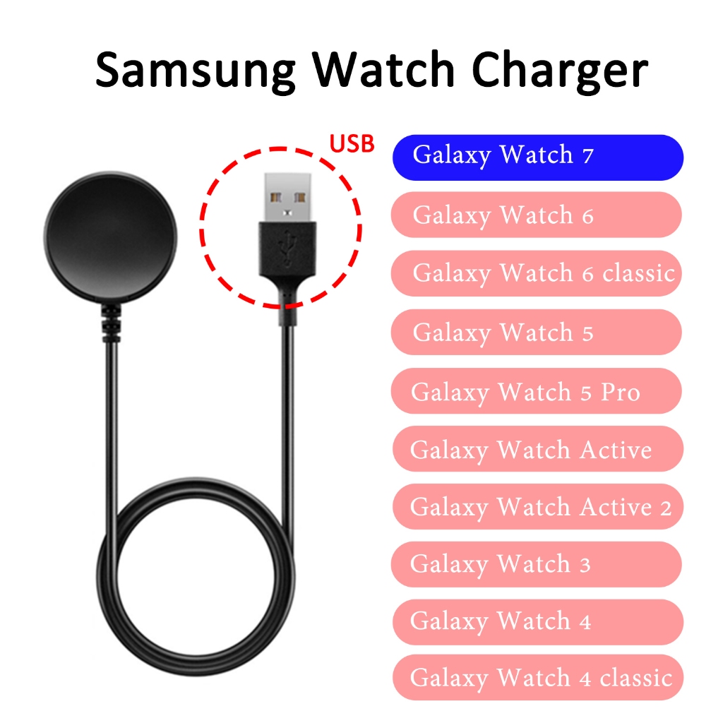 ที่ชาร์จซัมซุง สายชาร์จ นาฬิกา Samsung Galaxy Watch7 / 6 / 5 / 4 / 3 Galaxy Watch Active2 /1
