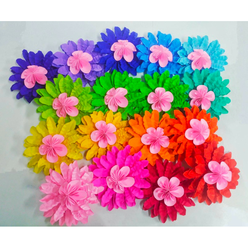 ดอกจีบ ดอกไม้กระดาษ ดอกไม้เตกแต่งมุมบอร์ด #ดอกไม้กระดาษ #สื่อทำมือ #ดอกไม้ตกแต่งป้ายนิเทศ #ดอกไม้ตกแต่งห้องเรียน