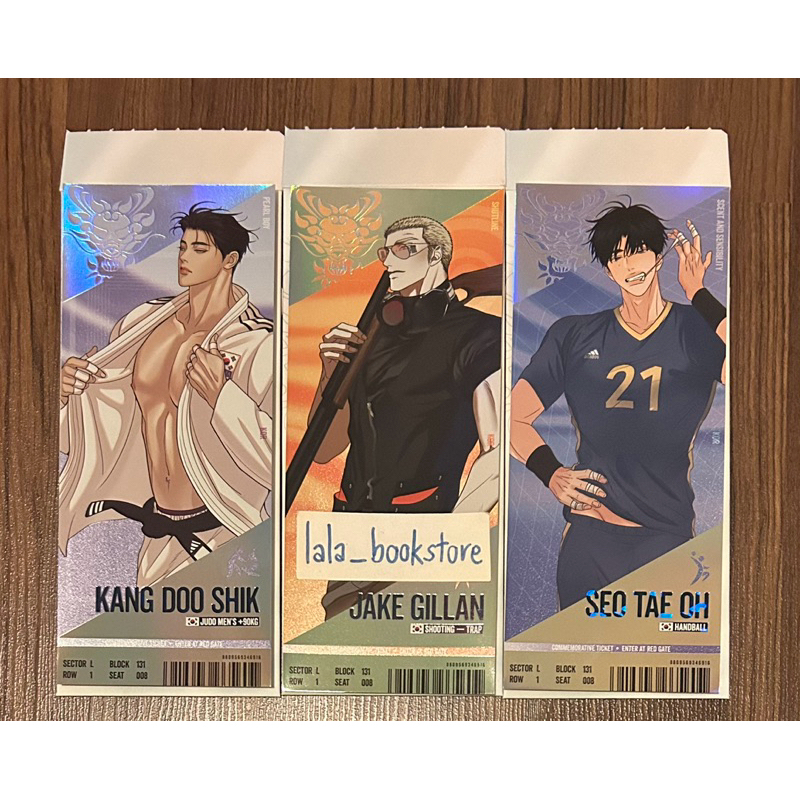 ตั๋ว team lezhin ticket Vol.1 (ซองสุ่มmanhwa) pearl boy(ดูชิก), shutline(เจค), alert of scent(แทโอ)