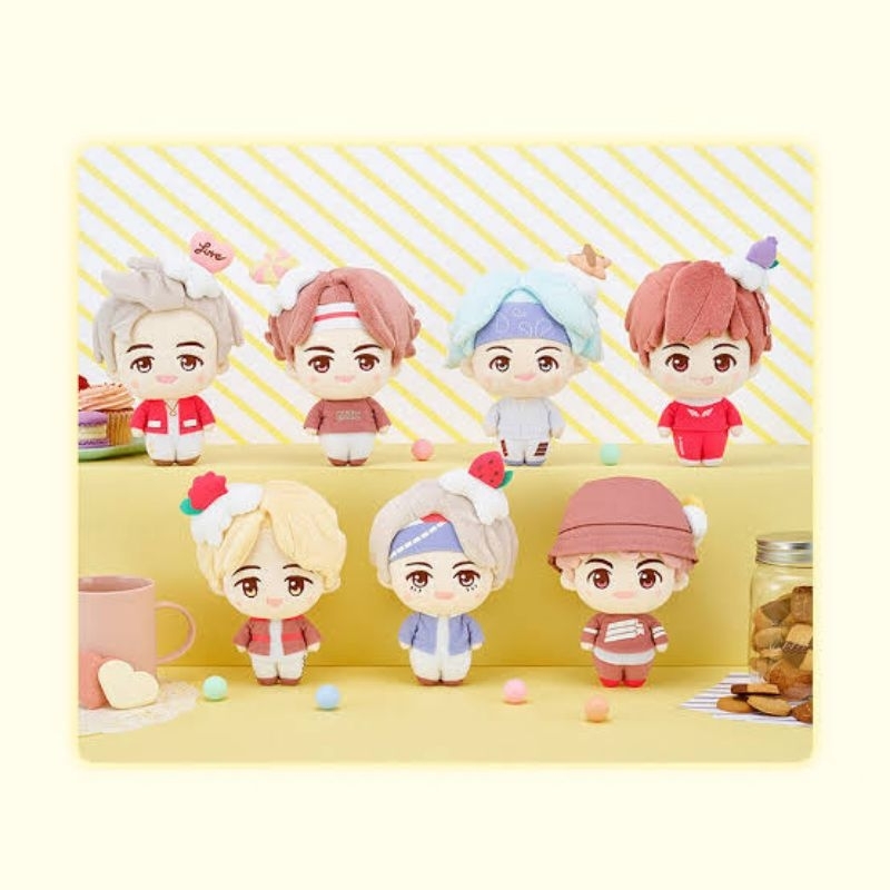 [🧸พร้อมส่ง]BTS-ตุ๊กตา TinyTan Ichibankuji Sweet time theme micdrop🎤 ของแท้/จากญี่ปุ่น💯🇯🇵