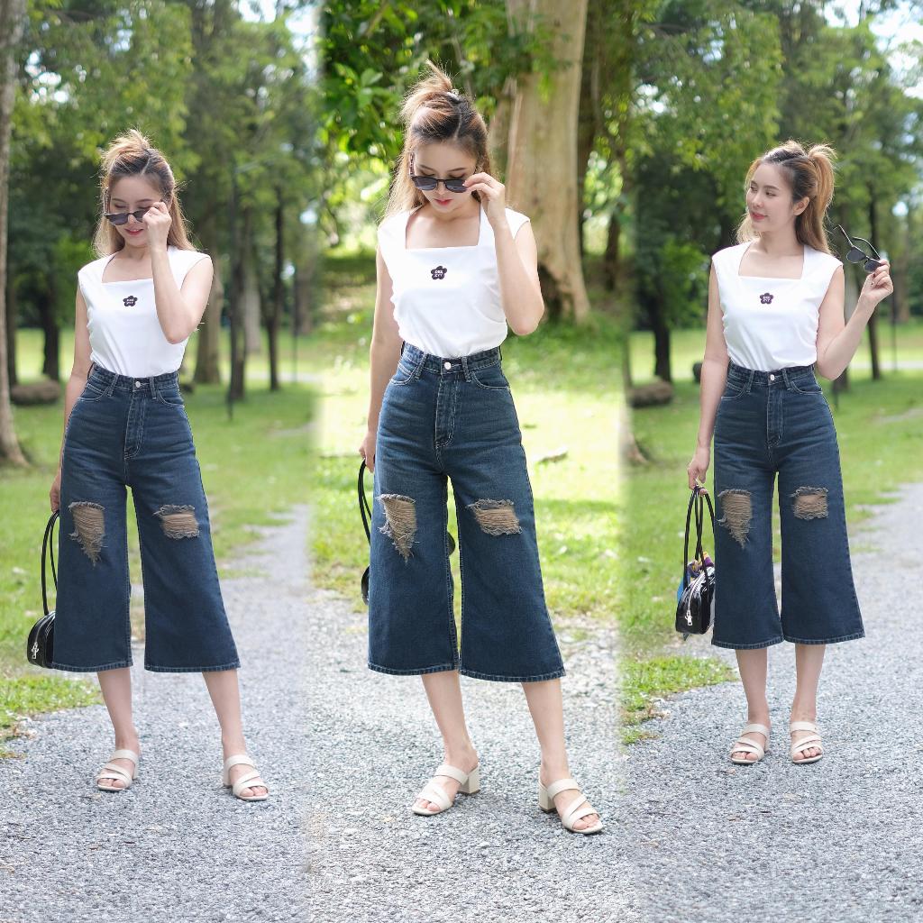 Roft Jeans : กางเกงยีนส์ 7 ส่วน