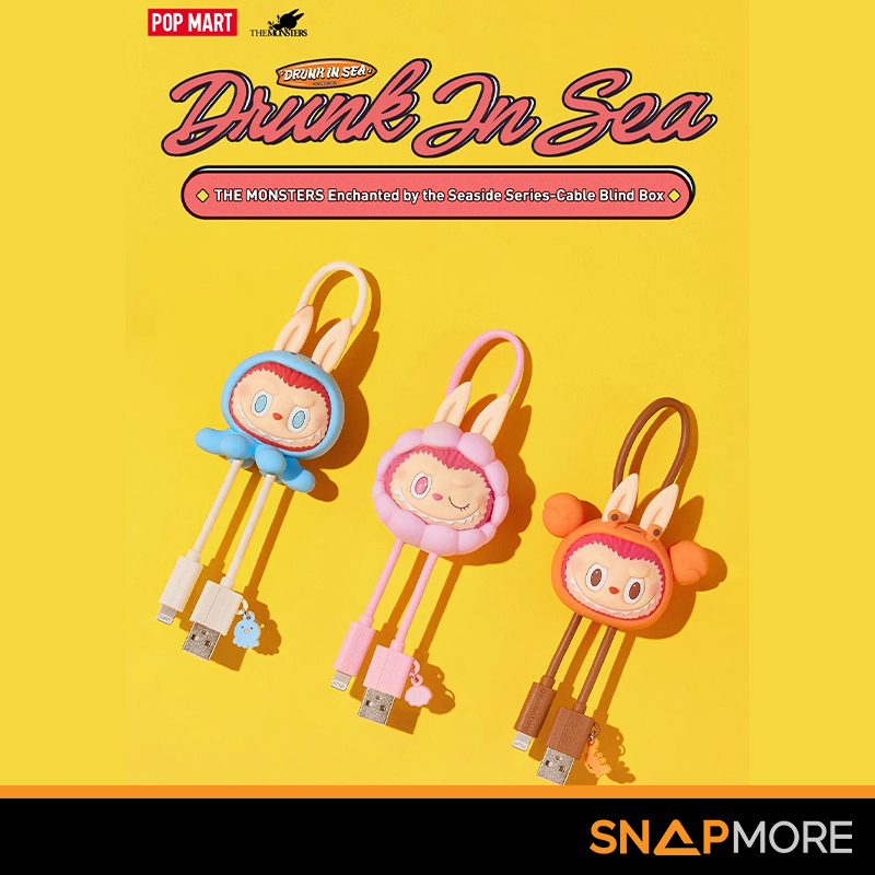 สายชาร์จ THE MONSTERS Enchanted by the Seaside Series-Cable กล่องสุ่ม ลุ้น SECRET [POP MART]