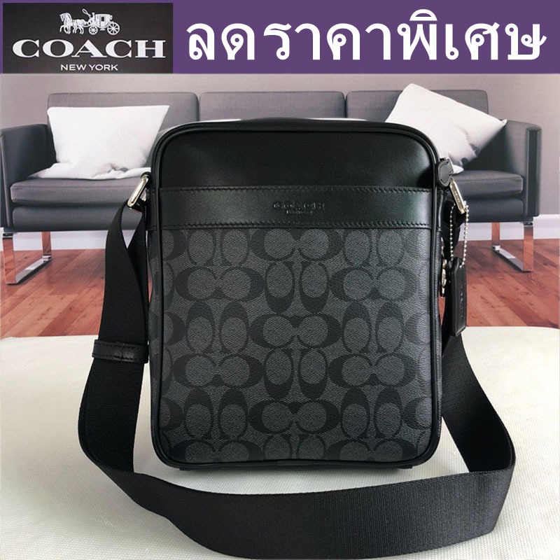 รูปแบบใหม่ แท้ COA CH classic LOGO กระเป๋าสะพายลำลองผู้ชาย 54788