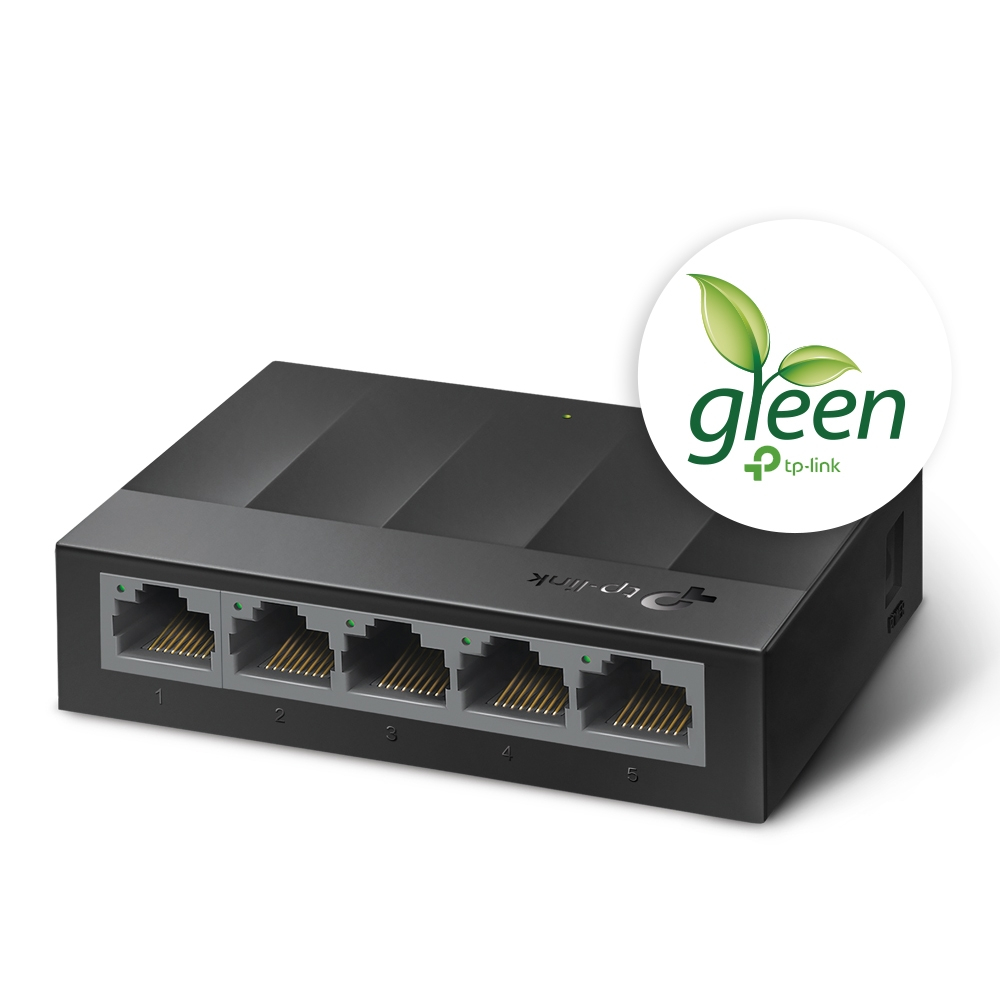 TP-LINK 5-Port 10/100/1000Mbps Desktop Switch รุ่น LS1005G