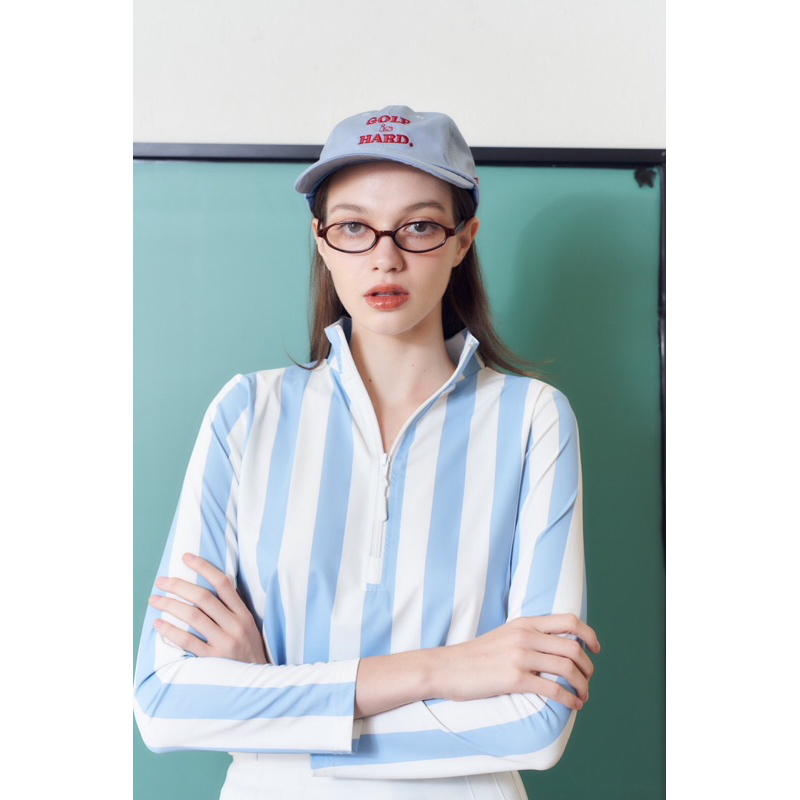Summer Swing Mickey Tops Blue (UPF 50+ Protection) เสื้อแขนยาวออกกำลังกายเหมาะกับเล่นกีฬากลางแจ้ง กอล์ฟ เทนนิส